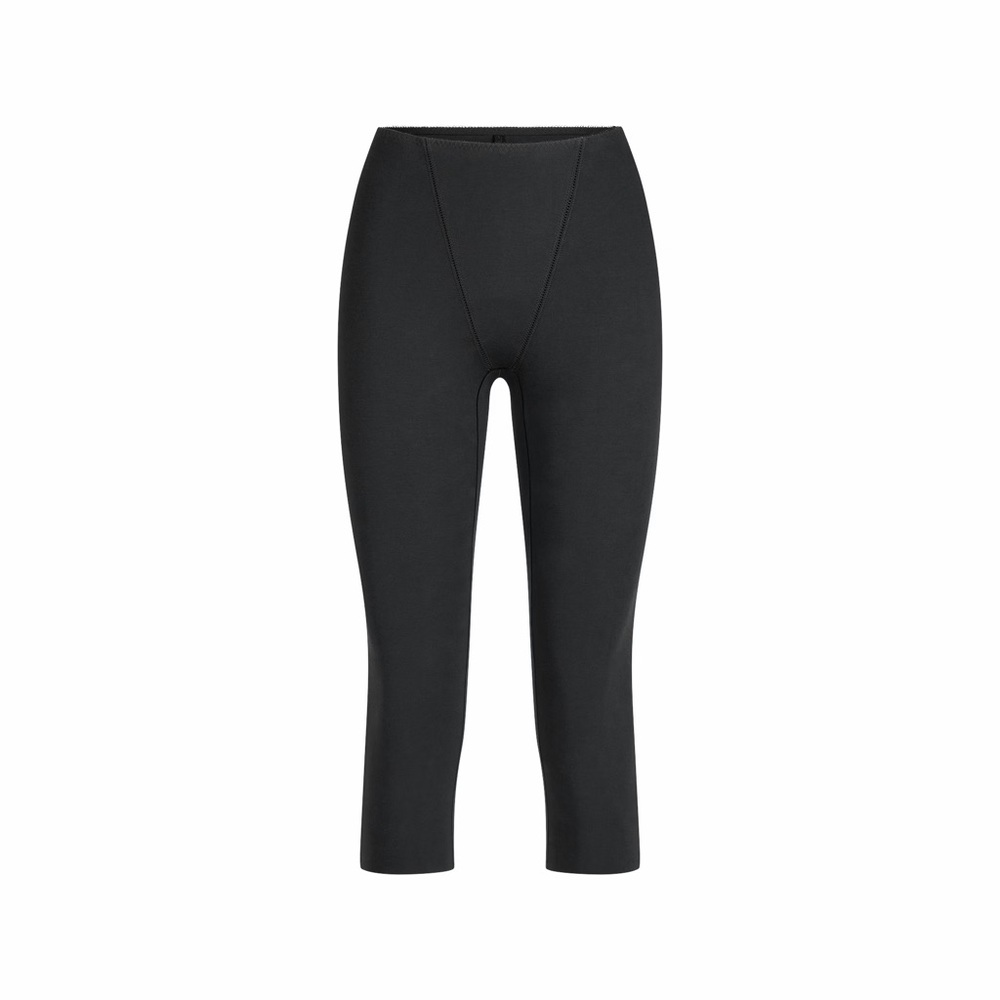SKIMS Cotton Shapewear Crop Legging Soot